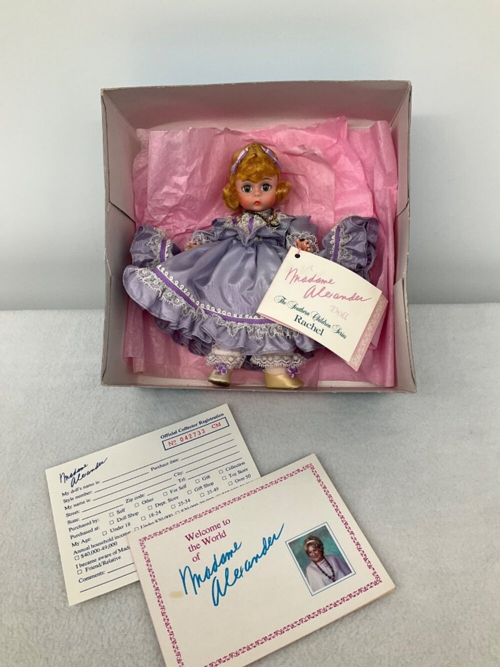 Madame Alexander Doll - The Southern Children Series - Rachel - 1989